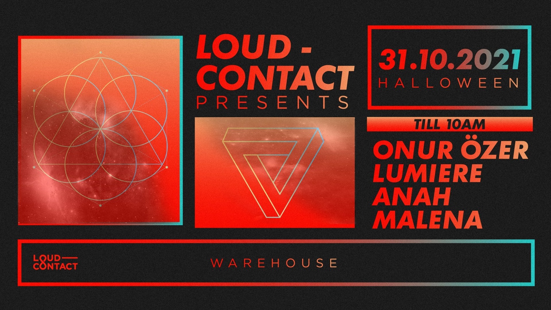 Loud-Contact Halloween Warehouse with Onur Ozer, Lumiere & Anah, Malena image