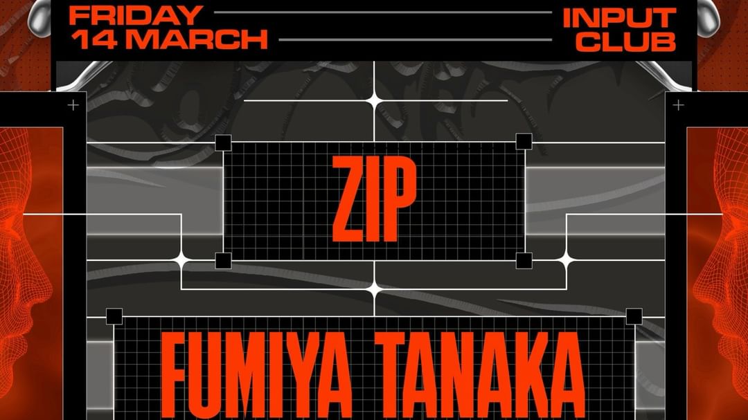 Cartell de l'esdeveniment LOUD-CONTACT pres ZIP & FUMIYA TANAKA