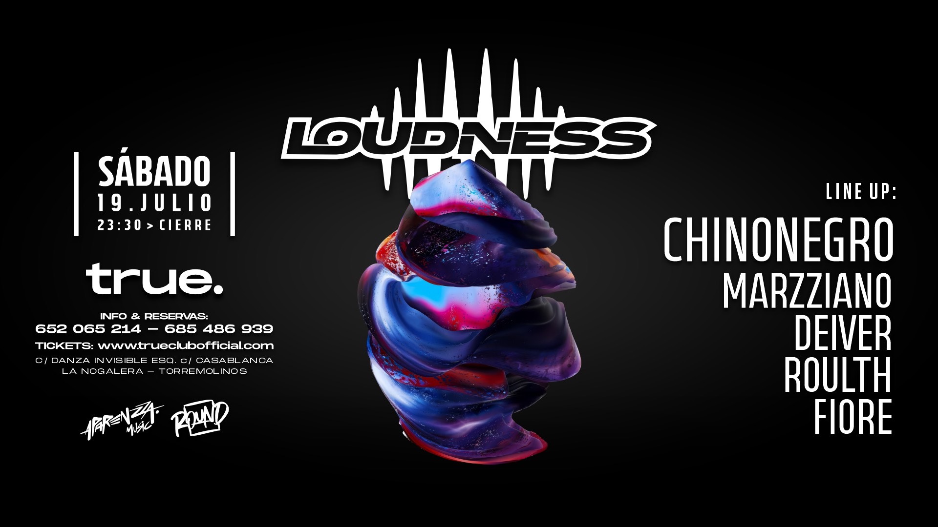 LOUDNESS CON CHINONEGRO, MARZZIANO, DEIVER, ROULTH Y FIORE image