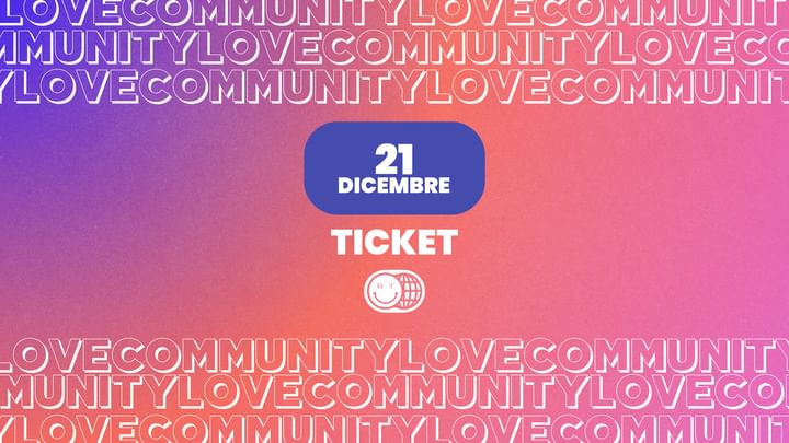 Cover for event: LOVE COMMUNITY - SATURDAY TICKET