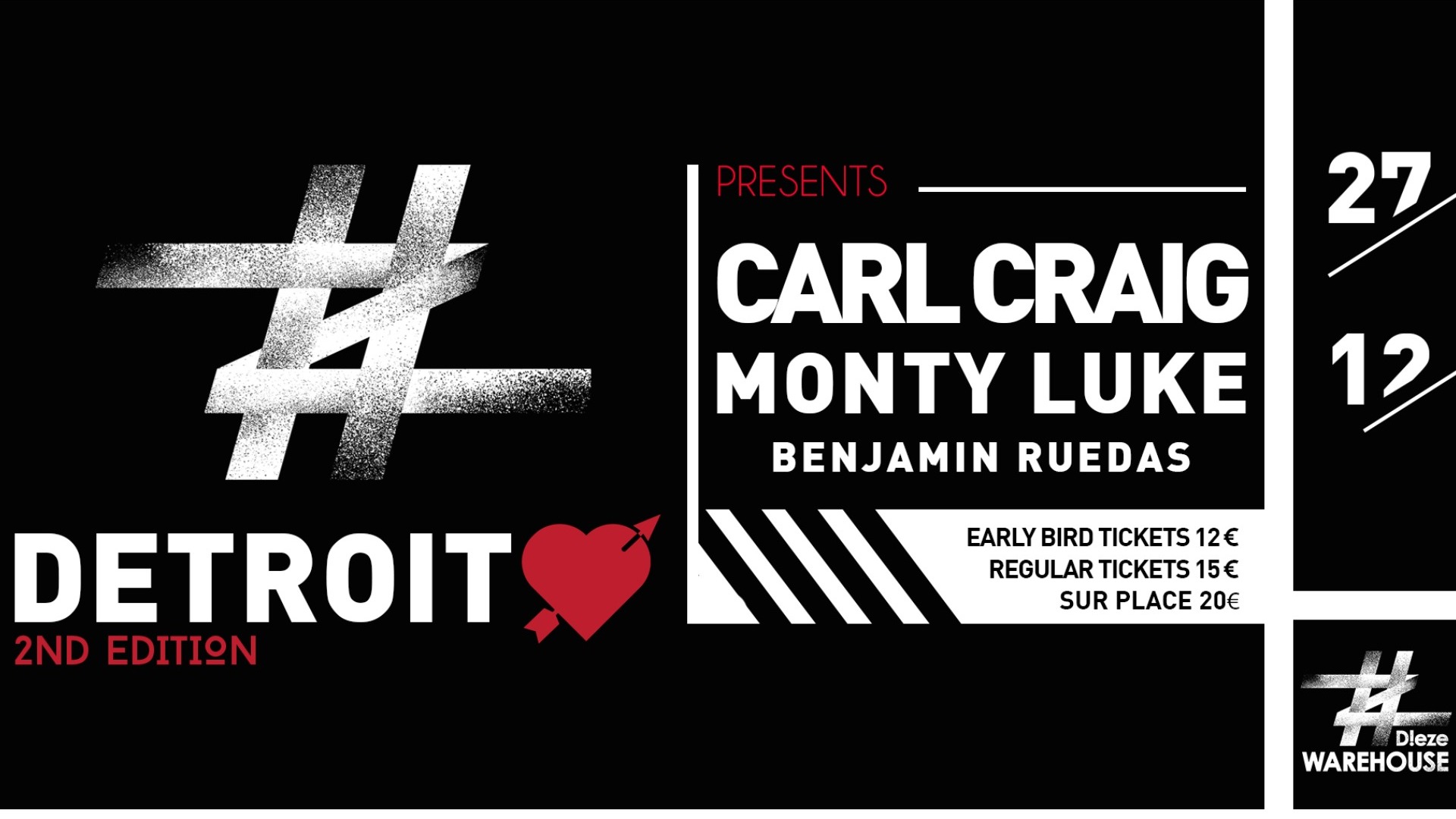 LOVE DETROIT W/ CARL CRAIG -MONTY LUKE -BENJAMIN RUEDAS image