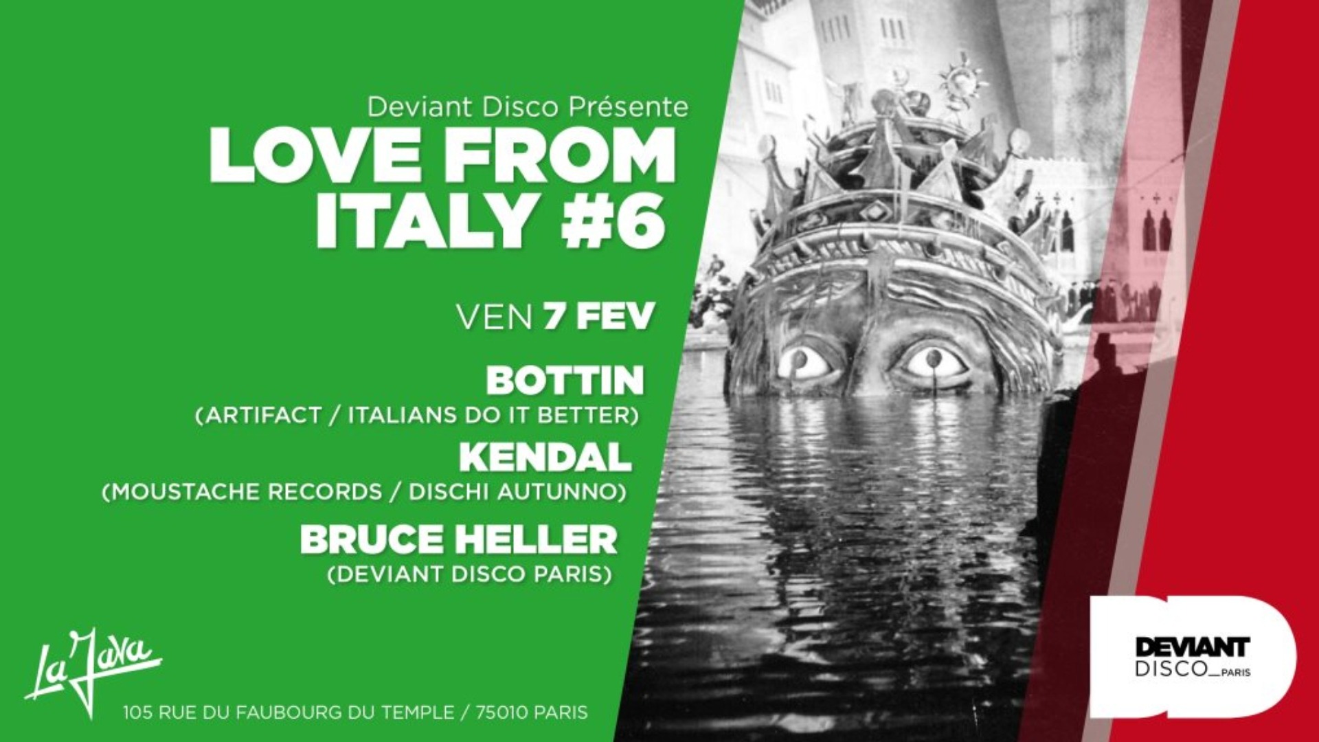 Love From Italy #6: Bottin / Kendal / Bruce Heller image