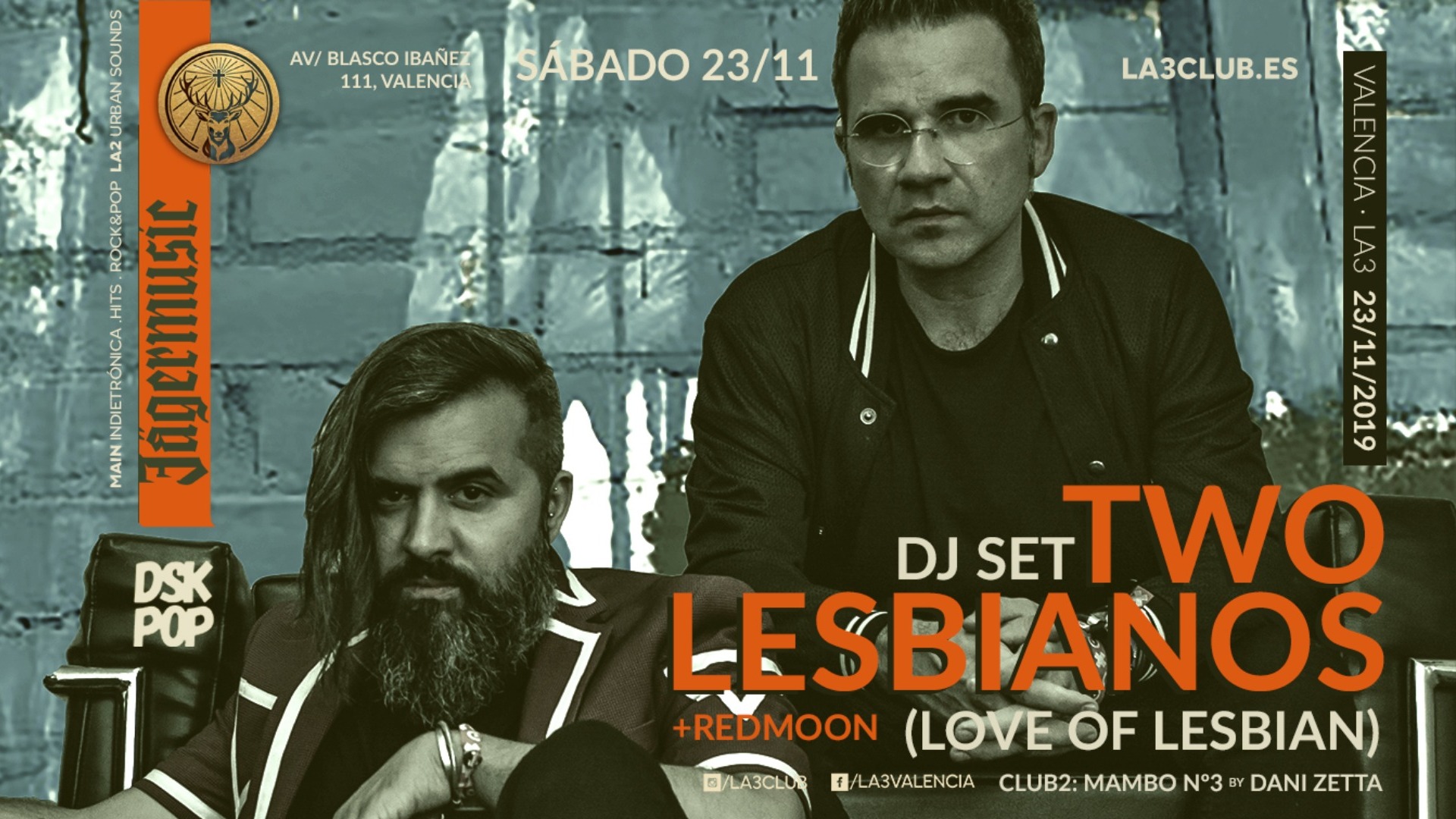 LOVE OF LESBIAN DJ SET (TWO LESBIANOS) + REDMOON image