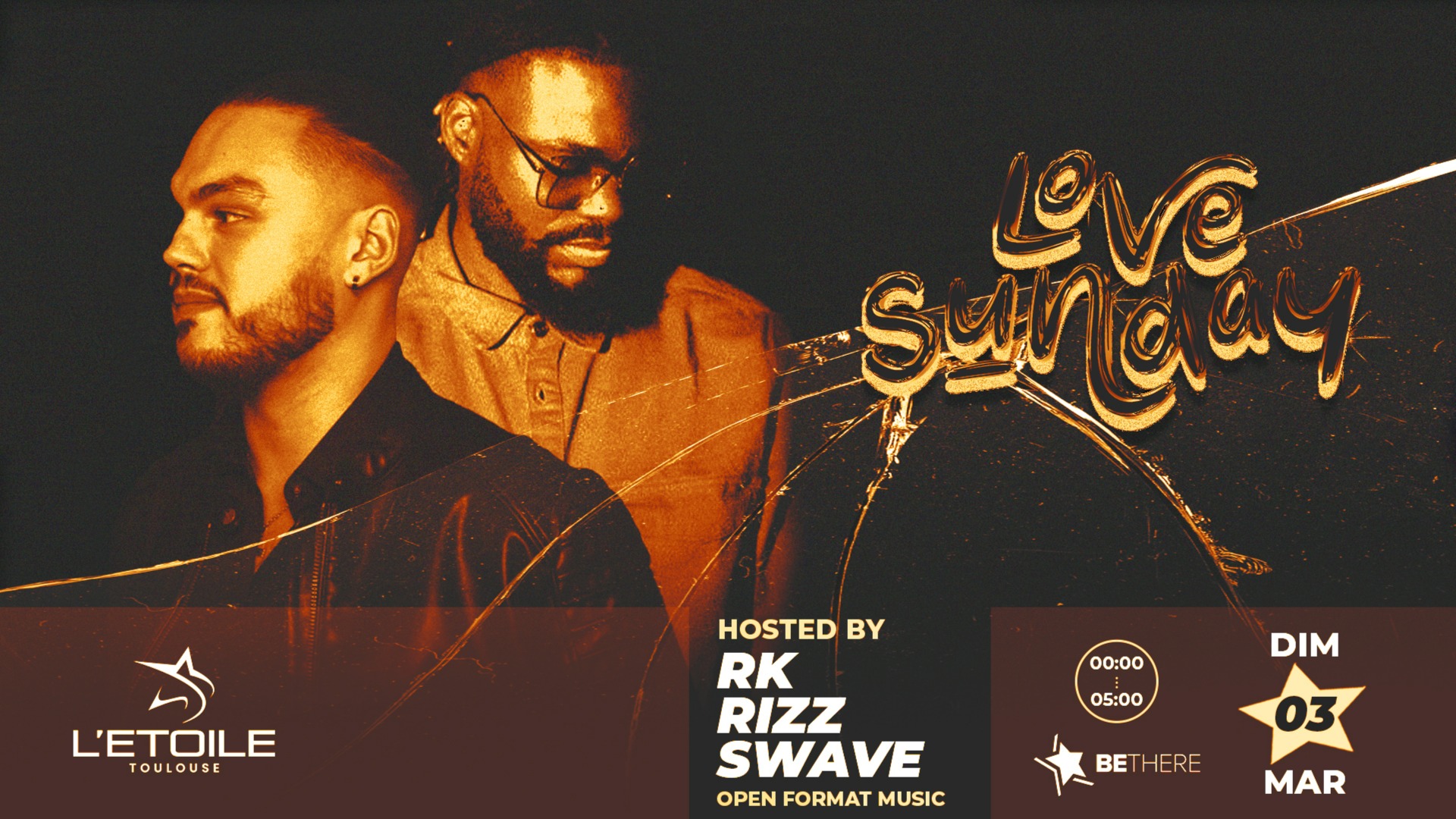 LOVE SUNDAY (DJ GUEST : RK, RIZZ & SWAVE)