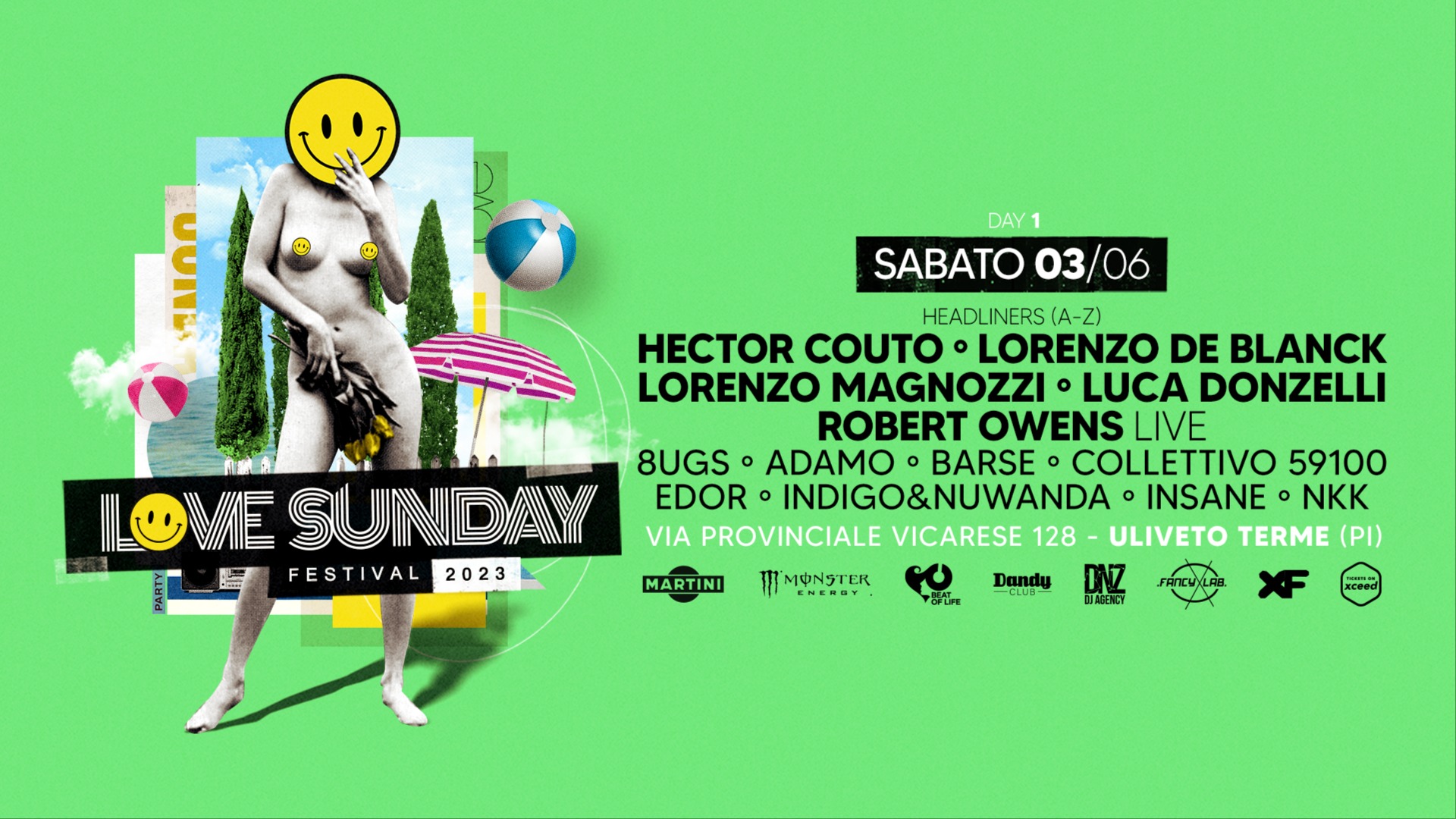 LOVE SUNDAY FESTIVAL W/ HECTOR COUTO - LUCA DONZELLI - LORENZO DE BLANCK - ROBERT OWENS  image