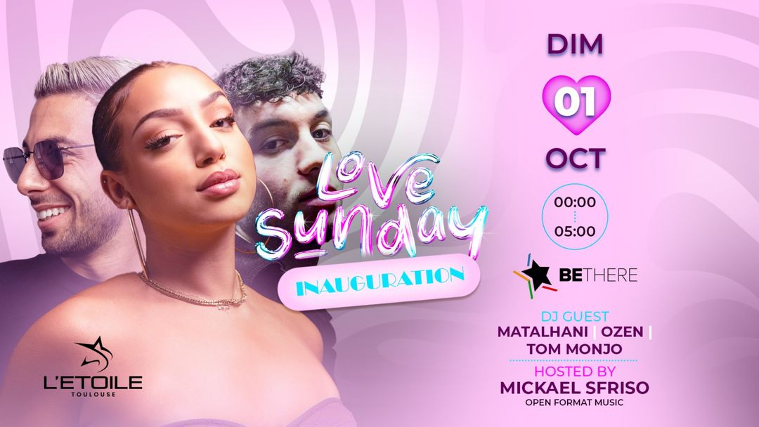 LOVE SUNDAY (Inauguration)-Eventplakat