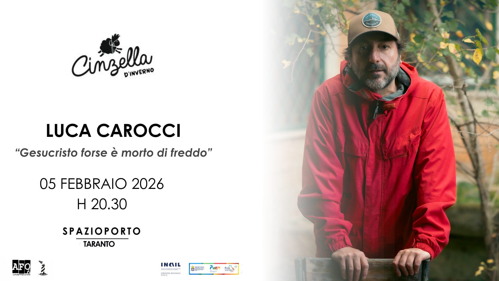 LUCA CAROCCI x "CINZELLA D'INVERNO 2026"