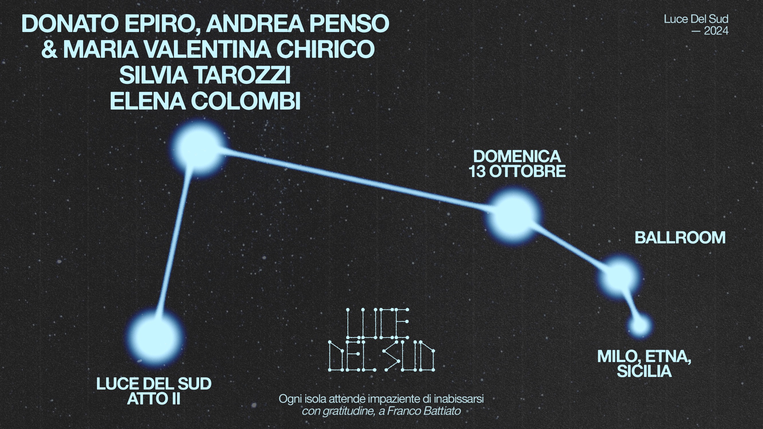 LUCE DEL SUD W/  Donato Epiro, Andrea Penso & Maria Valentina Chirico, Silvia Tarozzi, Elena Colombi image