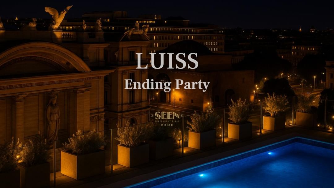 Cartell de l'esdeveniment LUISS Ending Party