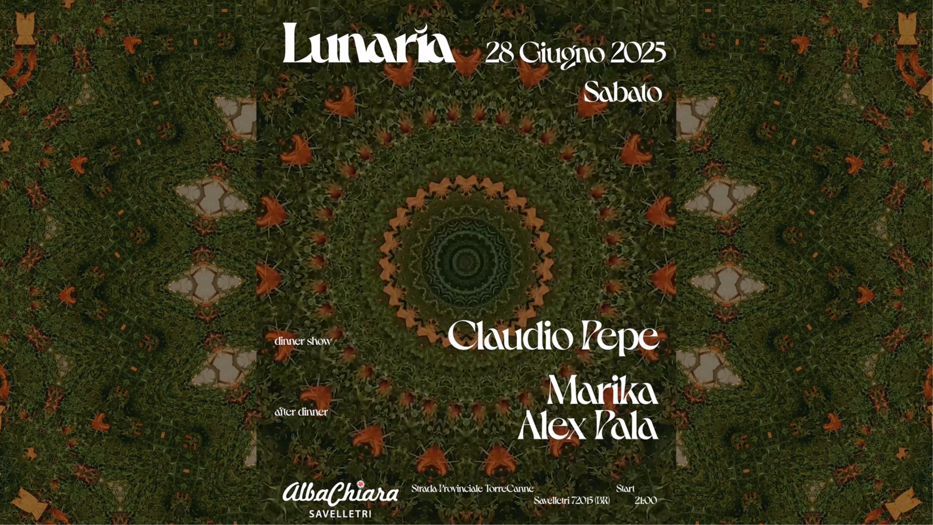 LUNARIA.SENSES-dinner & party 28 giugno image