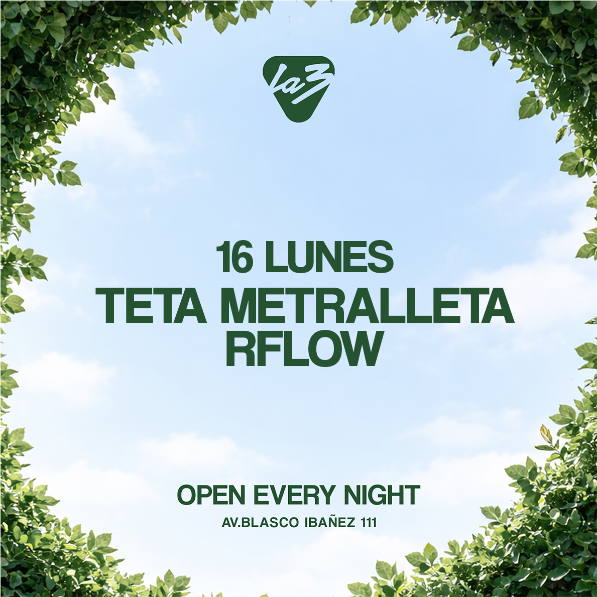 LUNES 16 | SEMANA DE FALLAS: TETA METRALLETA + RFLOW image