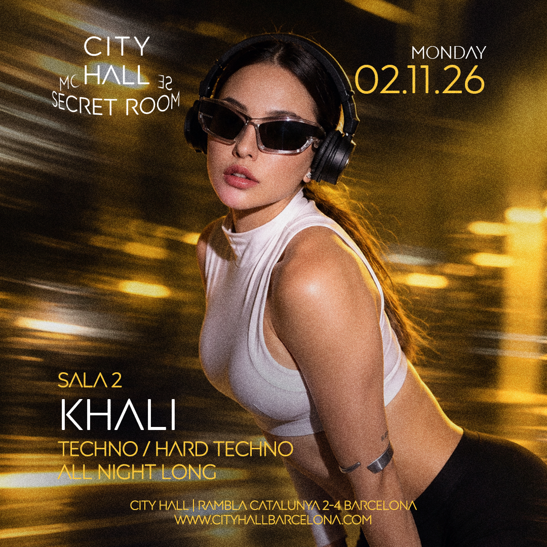 LUNES l DJ KHALI l SECRET ROOM l TECHNO / HARD TECHNO ALL NIGHT LONG