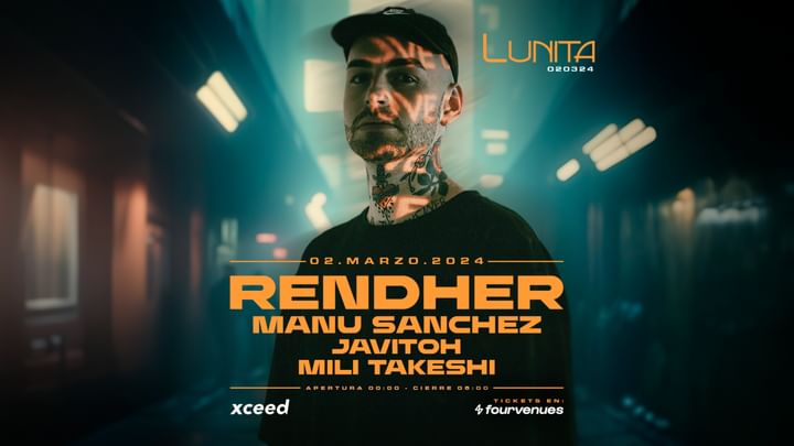 Cover for event: Lunita presents. Rendher