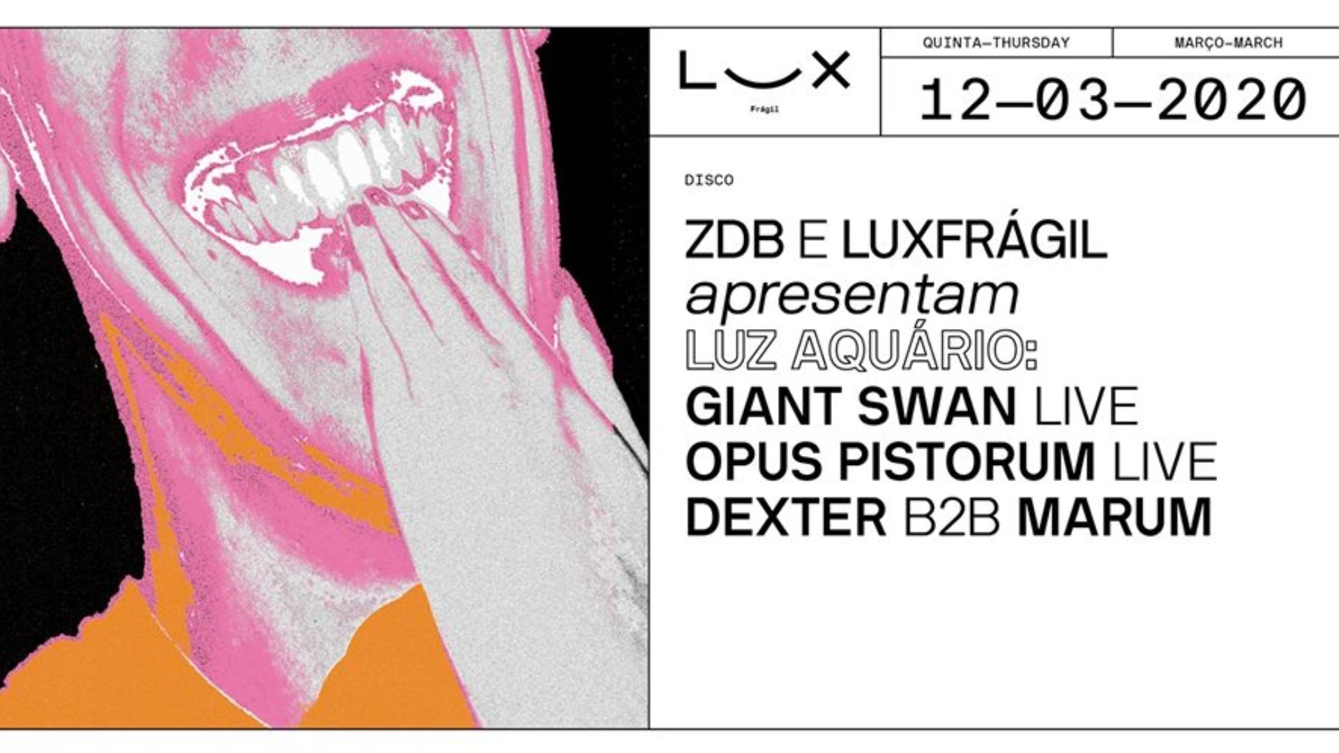 Luz Aquário: Giant Swan x Opus Pistorum x Dexter b2b marum image