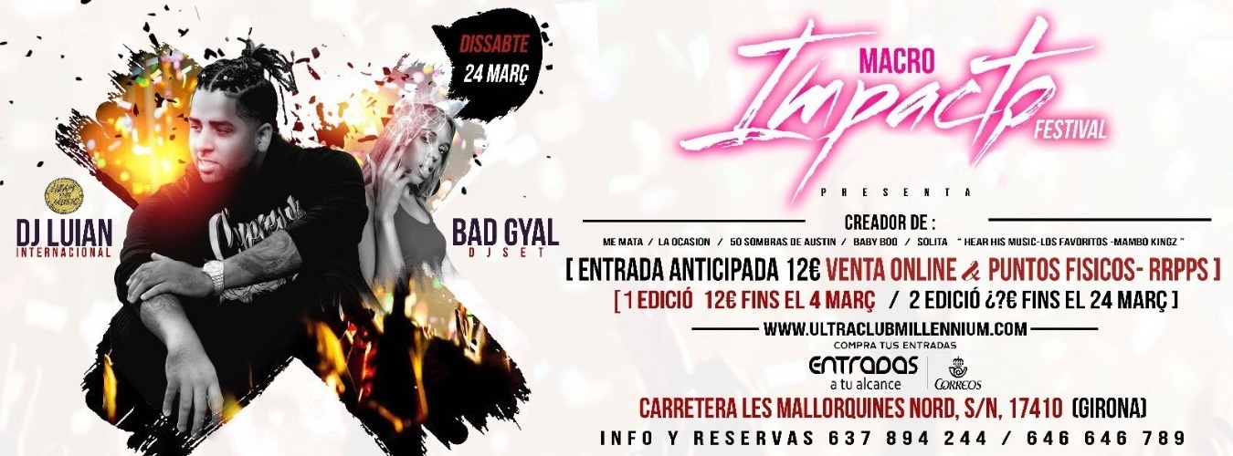 MACRO IMPACTO @ DJ LUIAN & BAD GYAL image