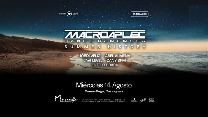 Cover for event: MACROAPLEC | MIÉRCOLES 14 AGOSTO