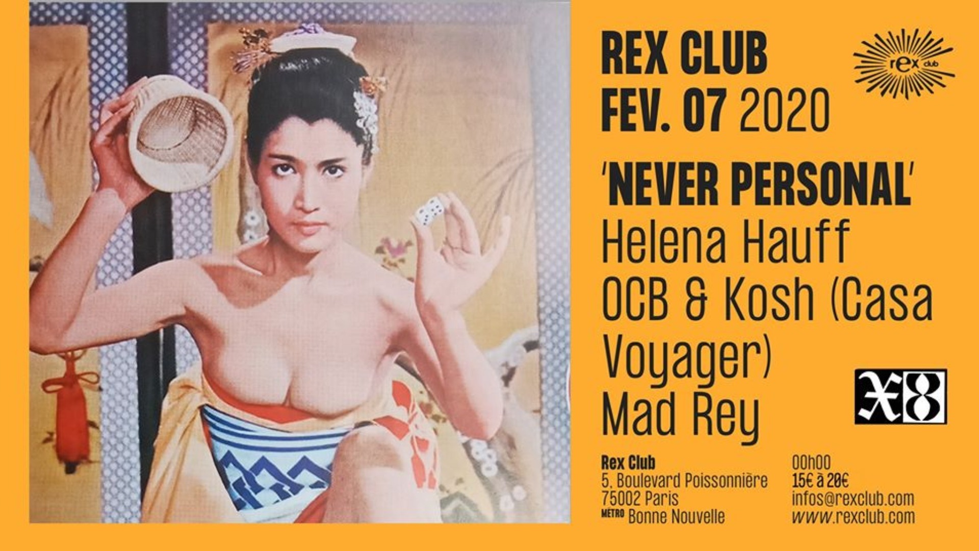 Mad Rey - Never Personal: Helena Hauff, OCB & Kosh (Casa Voyager), Mad Rey image
