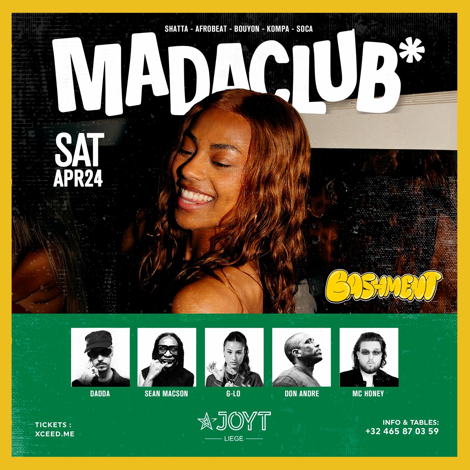 MADA CLUB x BASHMENT PARTY LISBOA | JOYT LIÈGE