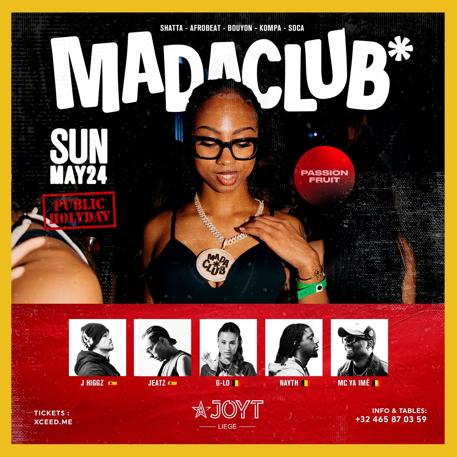 MADA CLUB x PASSION FRUIT | JOYT LIÈGE  image