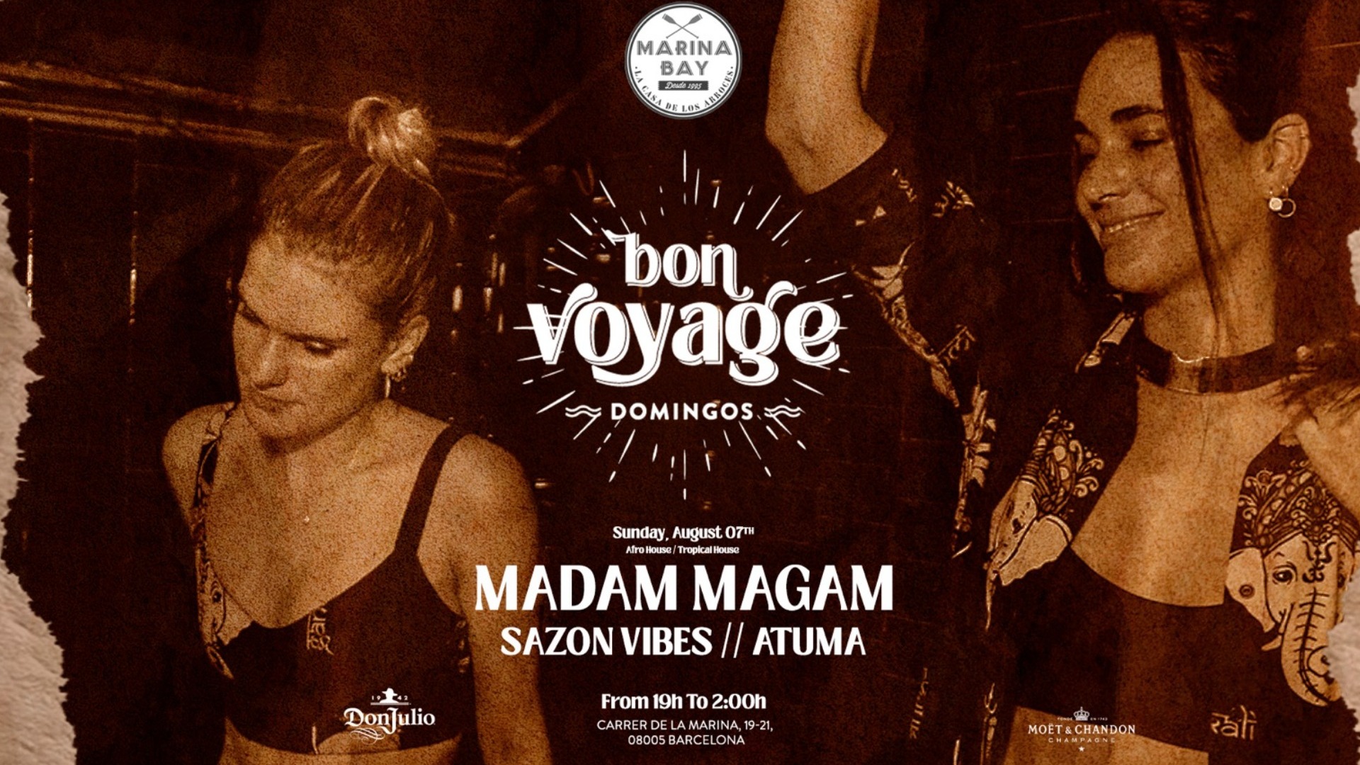 MADAM MAGAM, SAZON VIBES & ATUMA  by BONVOYAGE MARINA BAY image