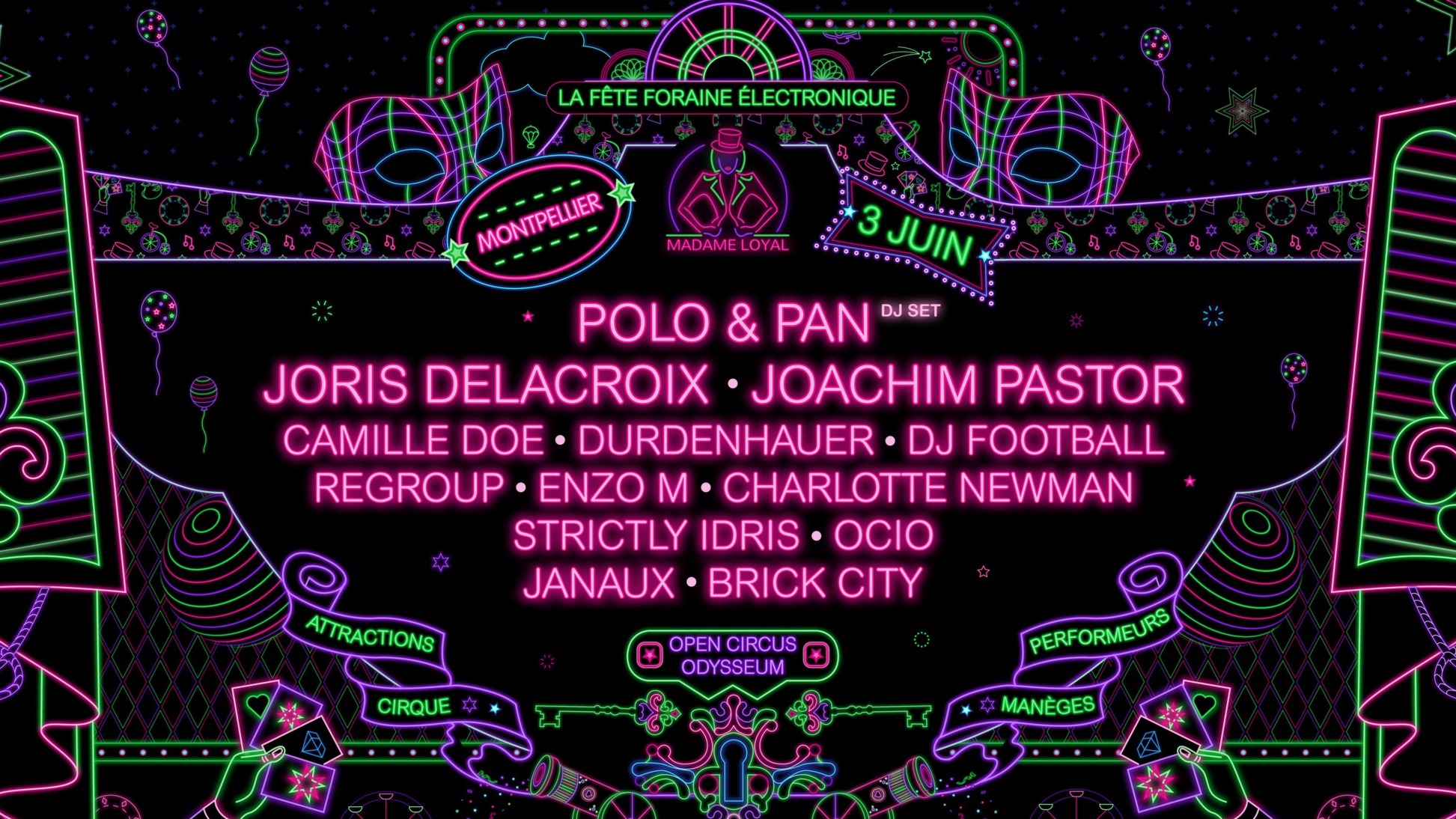 MADAME LOYAL MONTPELLIER : POLO & PAN, JORIS DELACROIX, JOACHIM PASTOR &MORE image