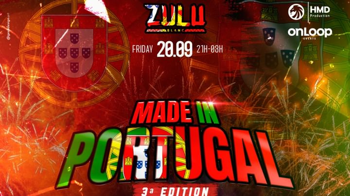 Cover for event: MADE IN PORTUGAL - 21/03 - ZULU Luxembourg