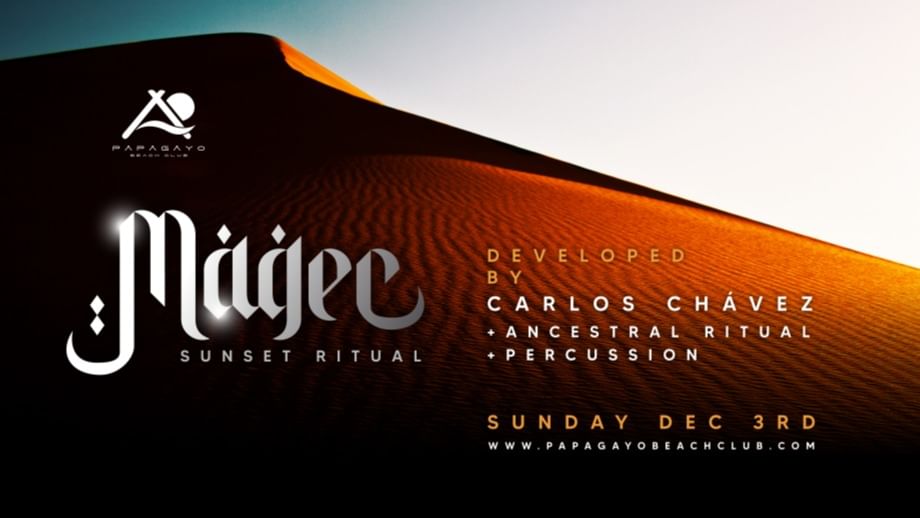 MAGEC Sunset Ritual-Eventplakat