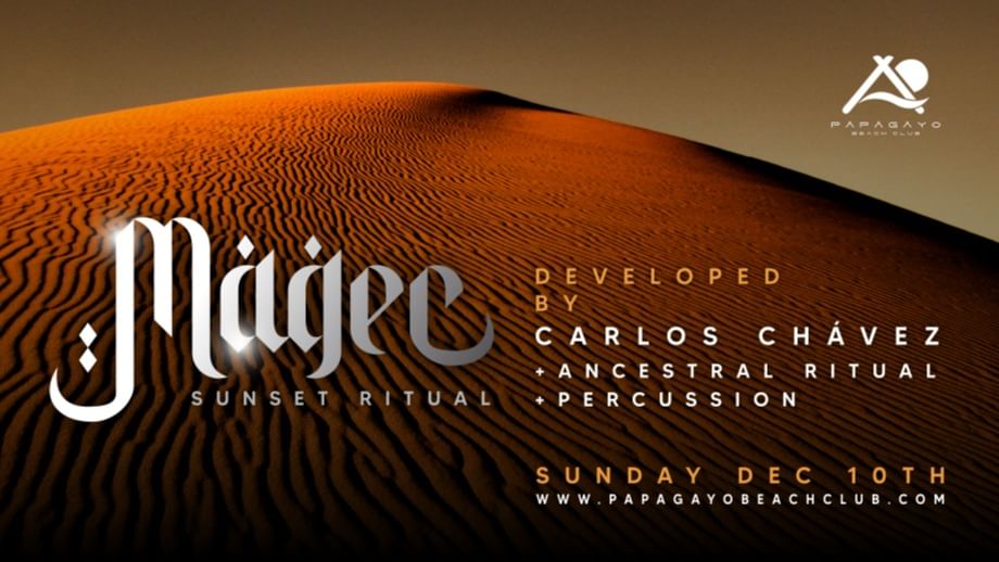 Cartell de l'esdeveniment MAGEC Sunset Ritual