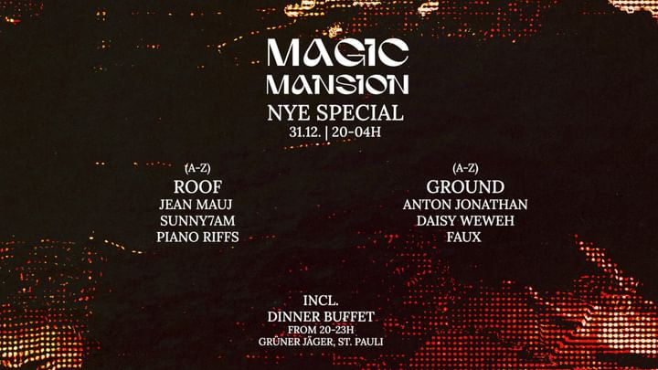 Cover for event: Magic Mansion NYE Special
