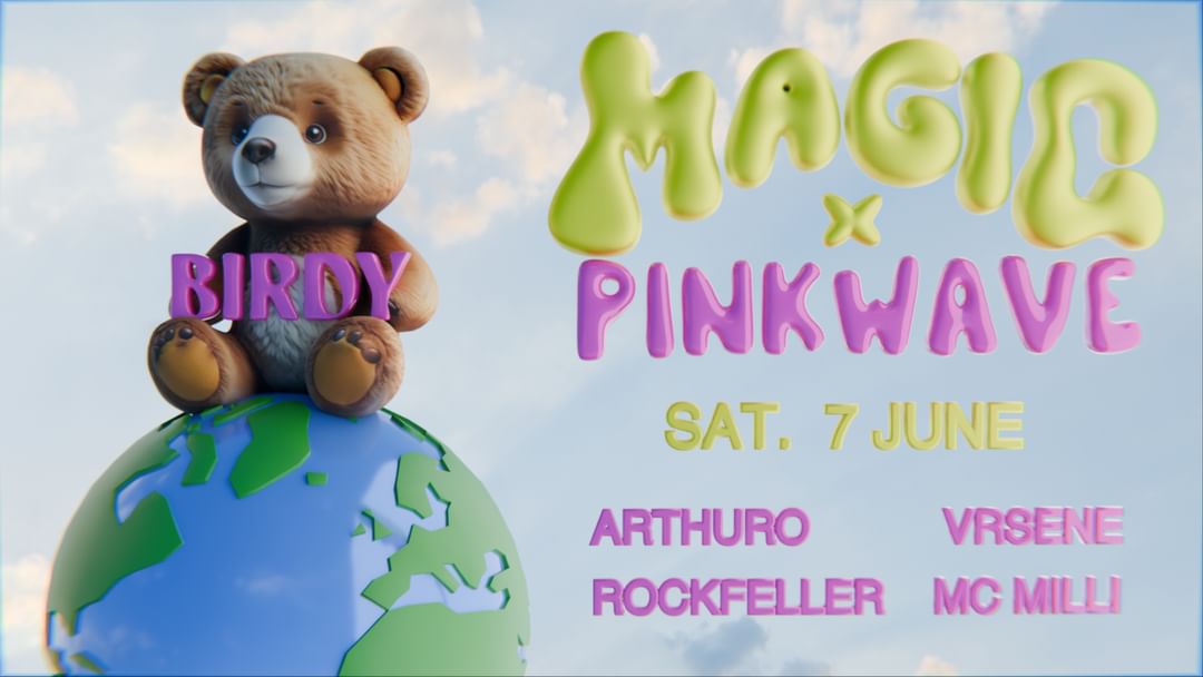 MAGIC x PINKWAVE x  HIPHOP PARTY x SATURDAY 7 JUNE-Eventplakat