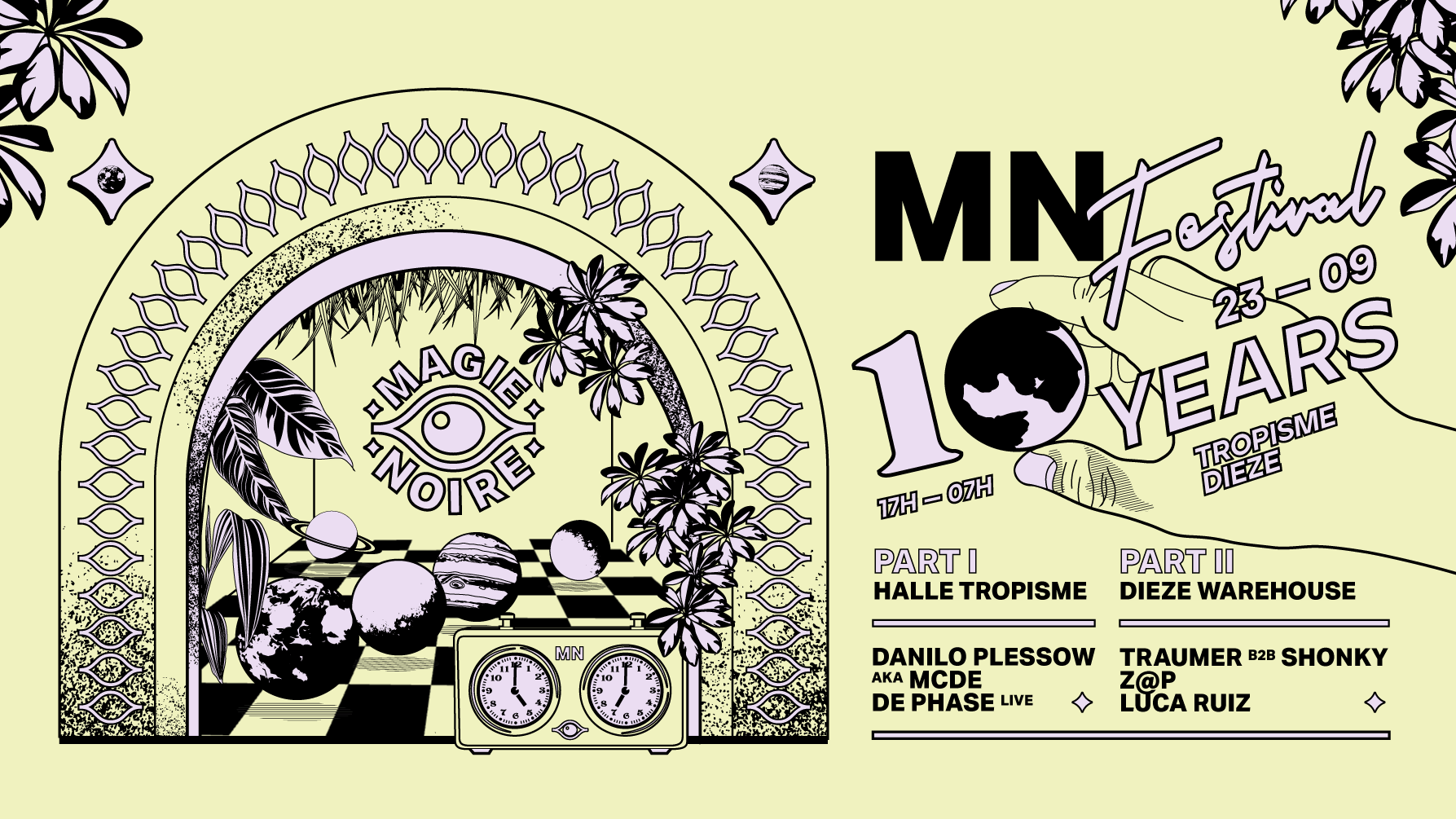 Magie Noire 10 Years Festival w/MCDE @ Tropisme 