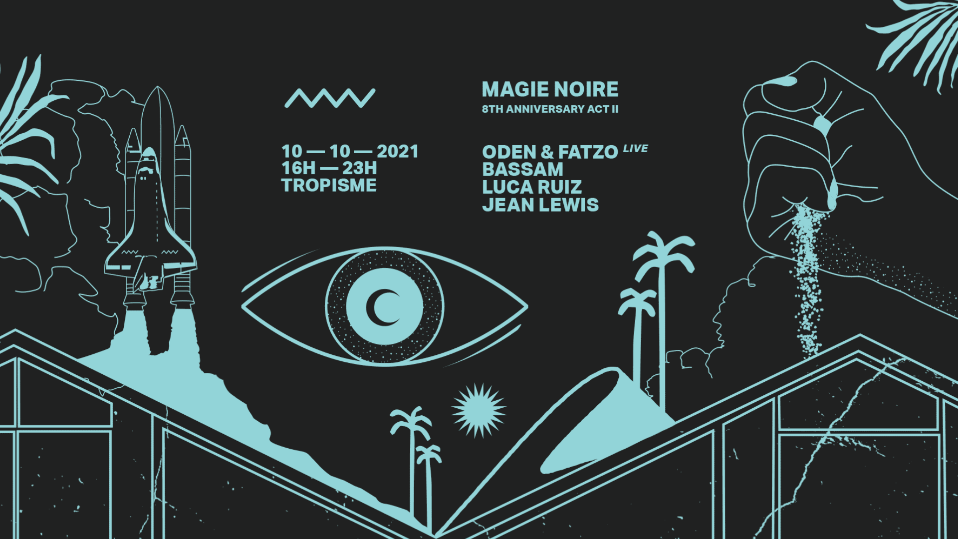 Magie Noire 8th Anniversary Act II w/ Oden & Fatzo live |  Bassam image