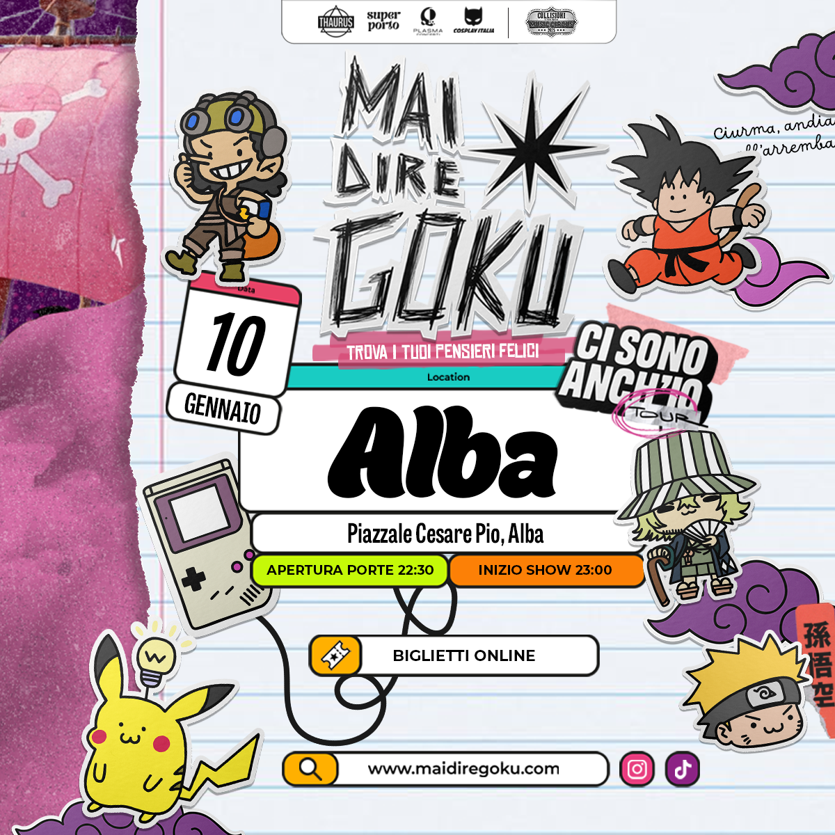 MAI DIRE GOKU® | Trova i tuoi pensieri felici image