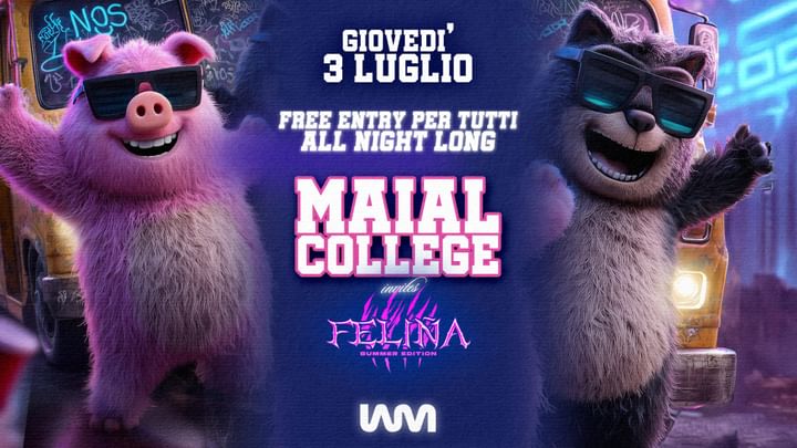 Cover for event: MAIAL COLLEGE vs Felina - Free Entry