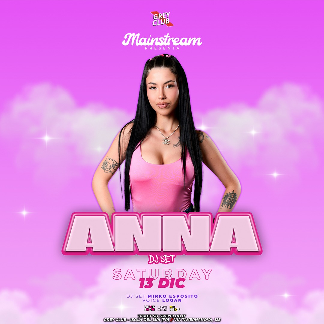 MAINSTREAM | SPECIAL GUEST ANNA image