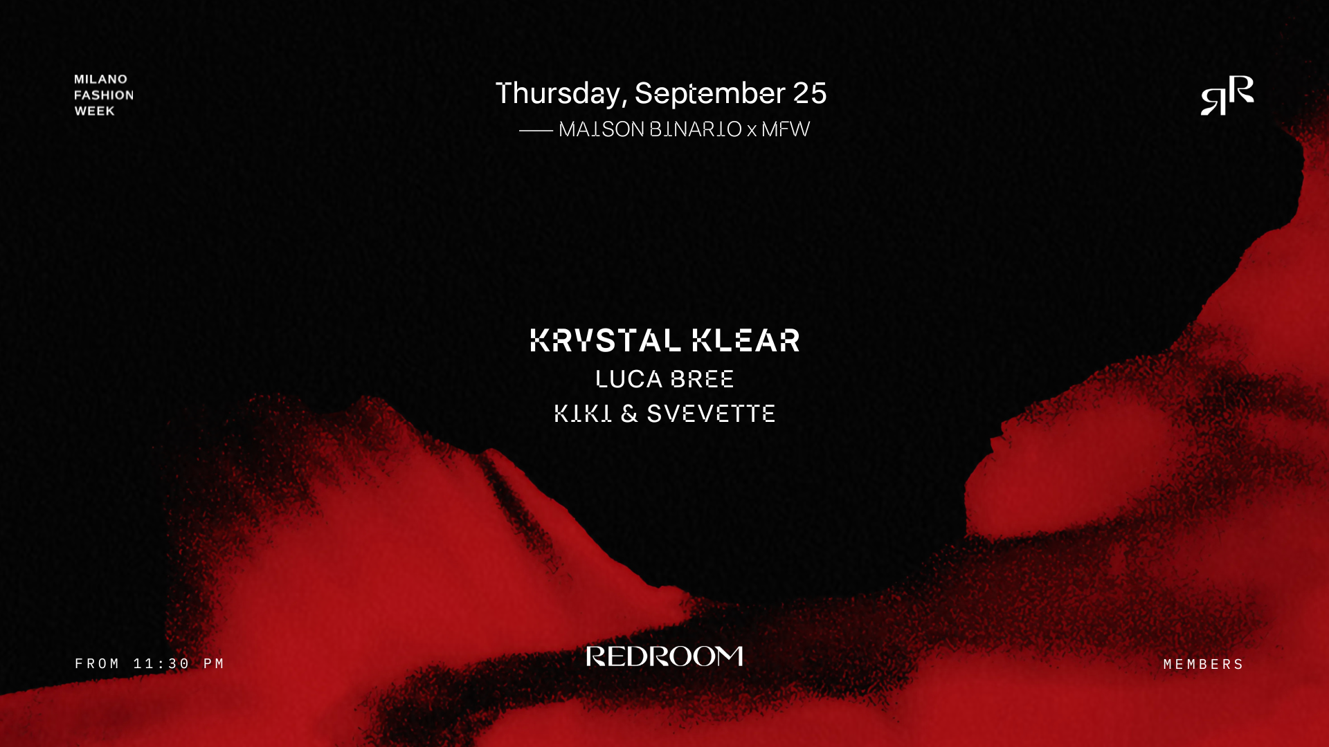 Maison Binario x Milano Fashion Week w/ Krystal Klear, Luca Bree, Kiki, Svevette image