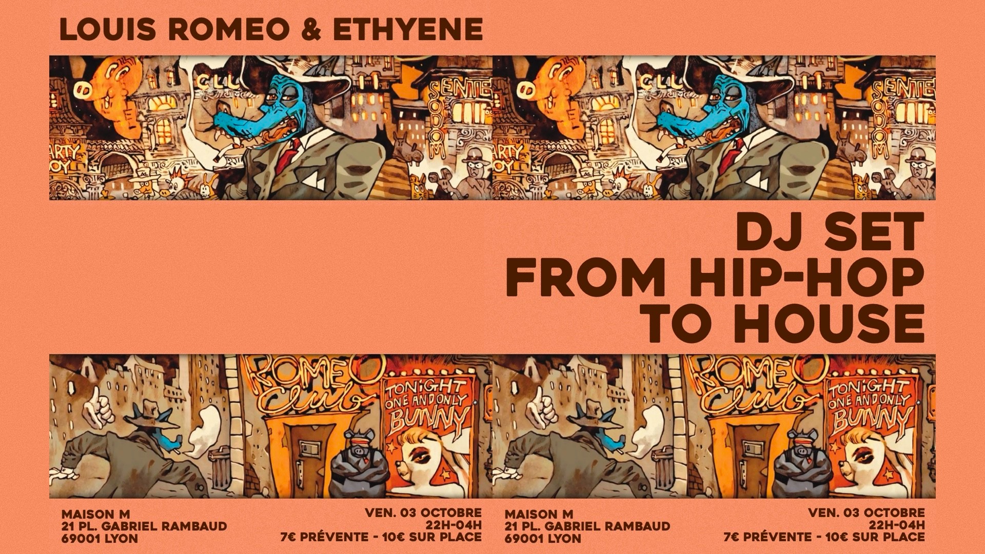 Maison M Presents: Ethyène & Louis Romeo All Night Long: From R&B to House image