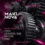 MAKI NOVA at SECRET ROOM · DOWNLOAD YOUR FREE PASS image