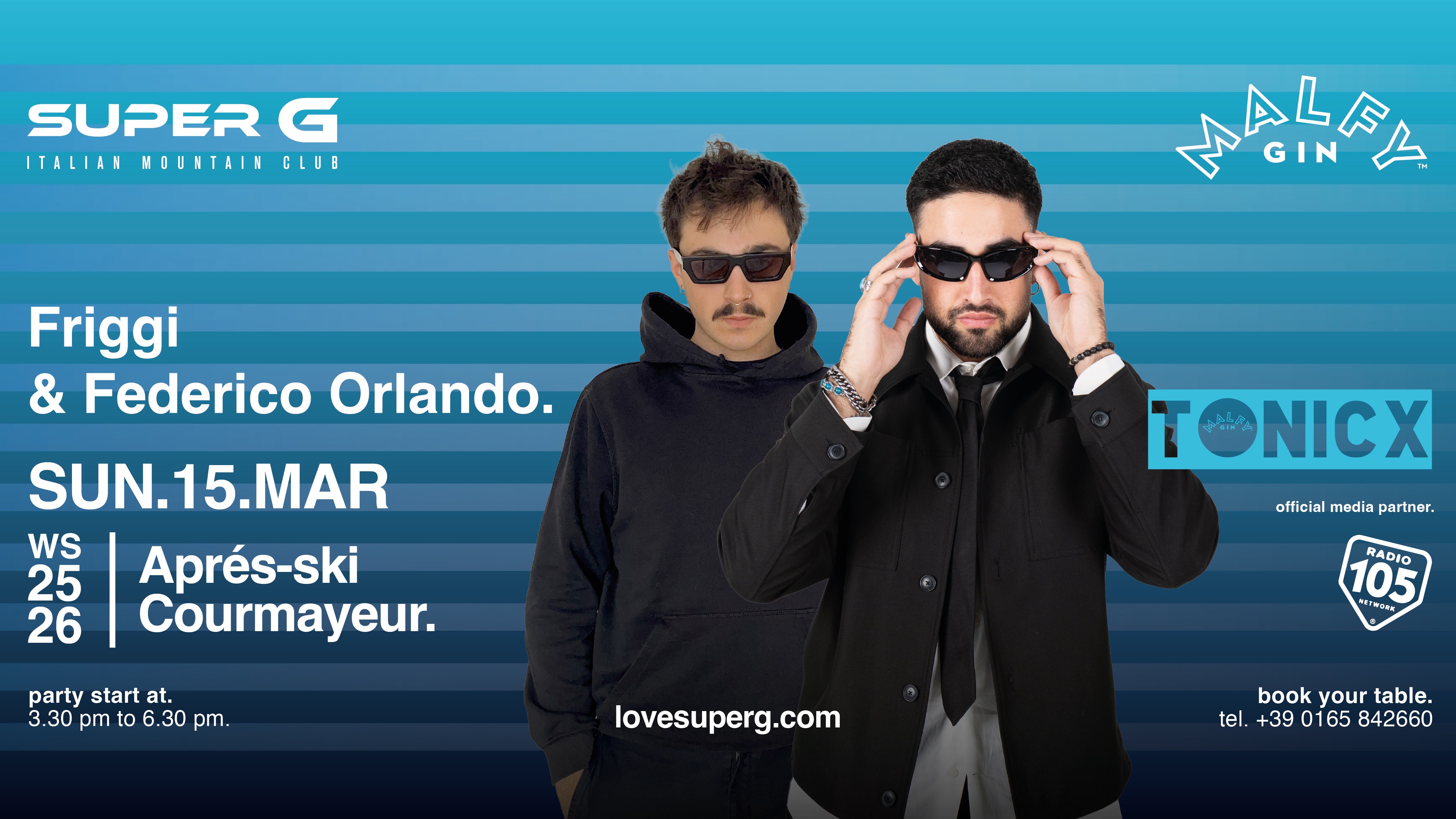 MALFY TONICX presents Friggi & Federico Orlando @Super G image