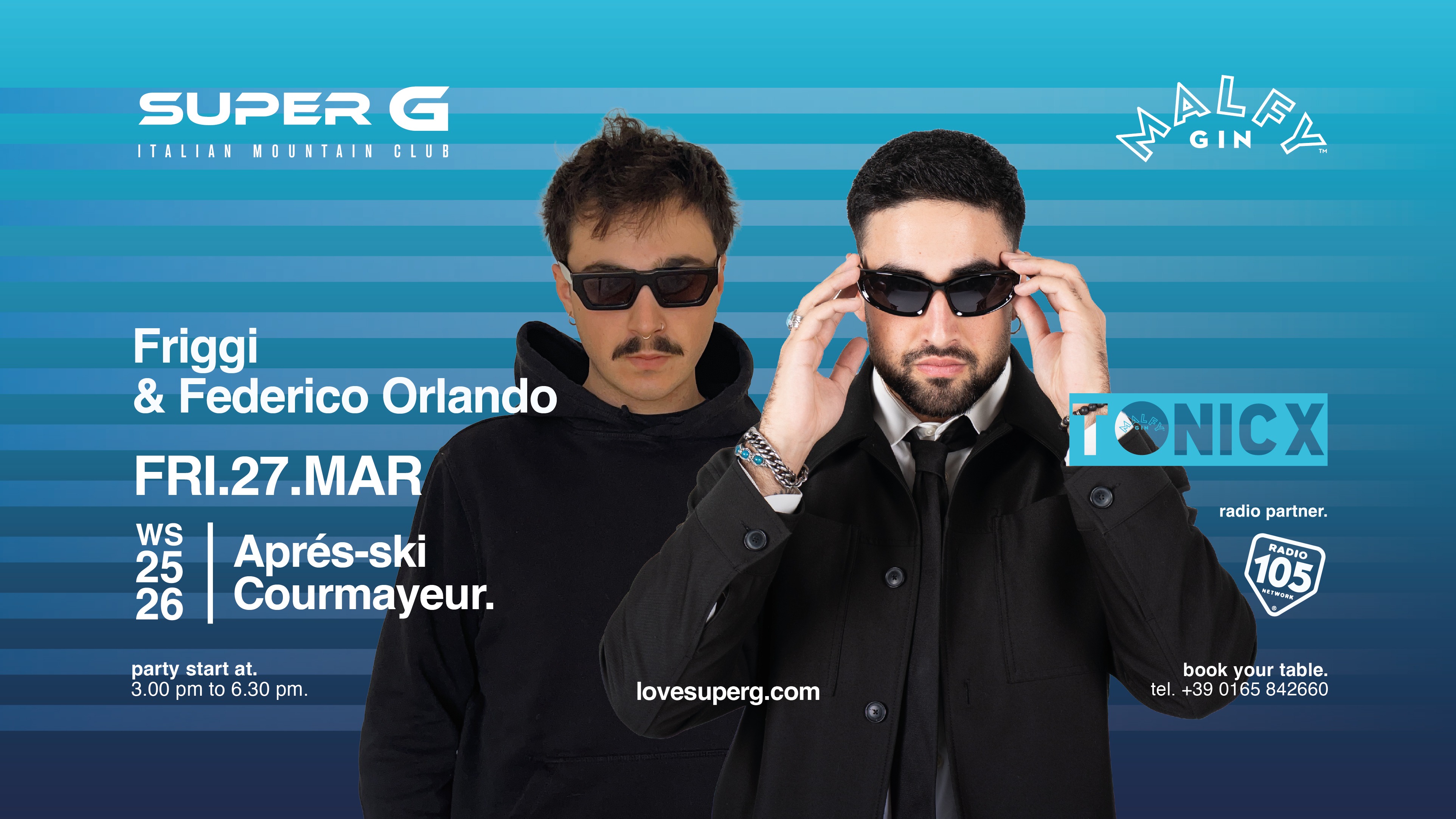 TONICX presents Friggi & Federico Orlando @Super G image