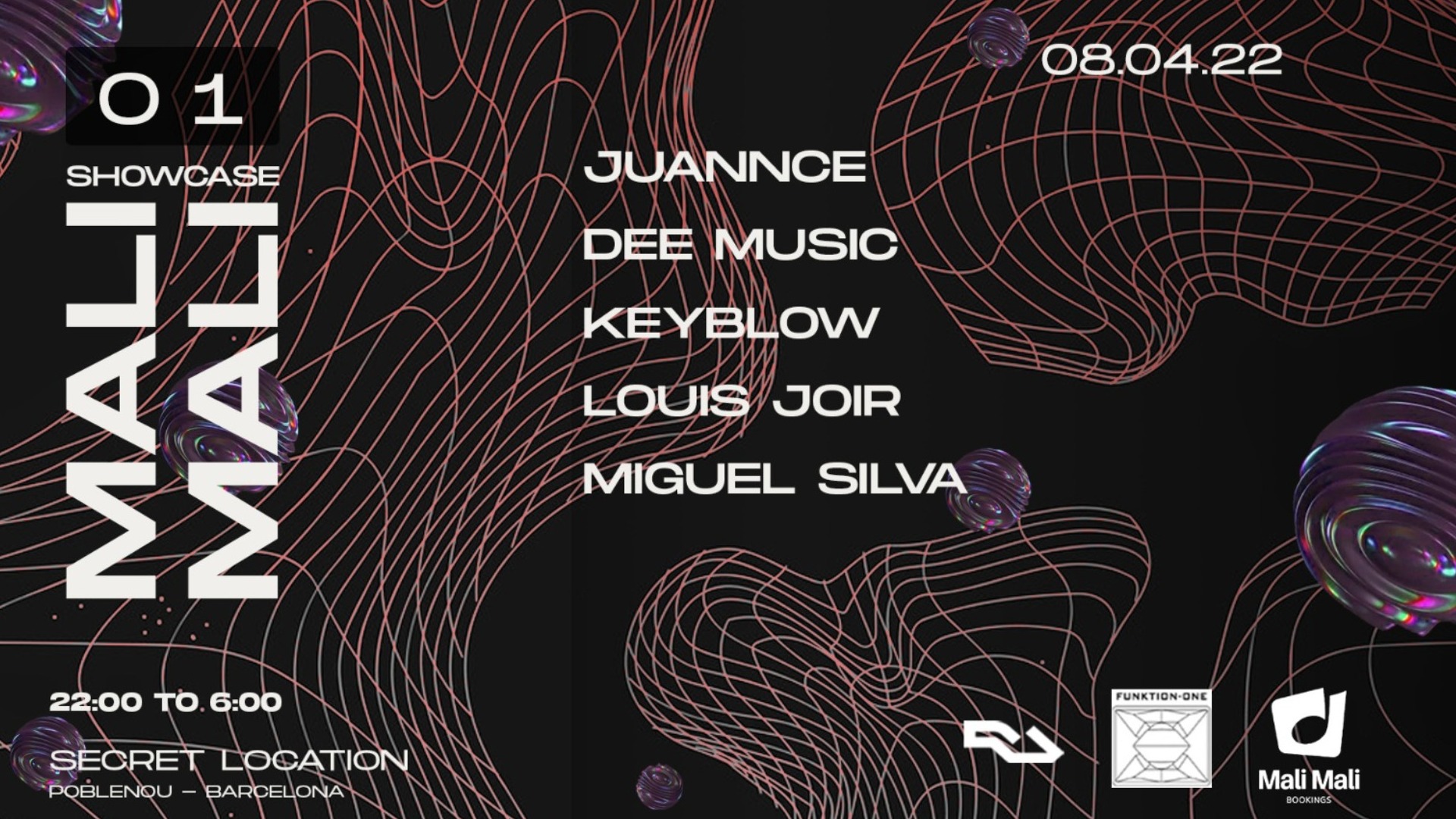 Mali Mali showcase with Miguel Silva, Louis Joir, Keyblow, Dee music, Juannce image