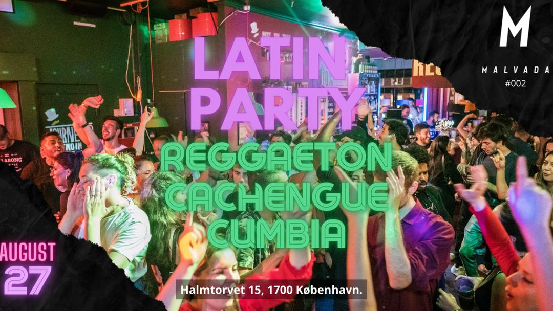 Malvada.cph - Latin Party event cover