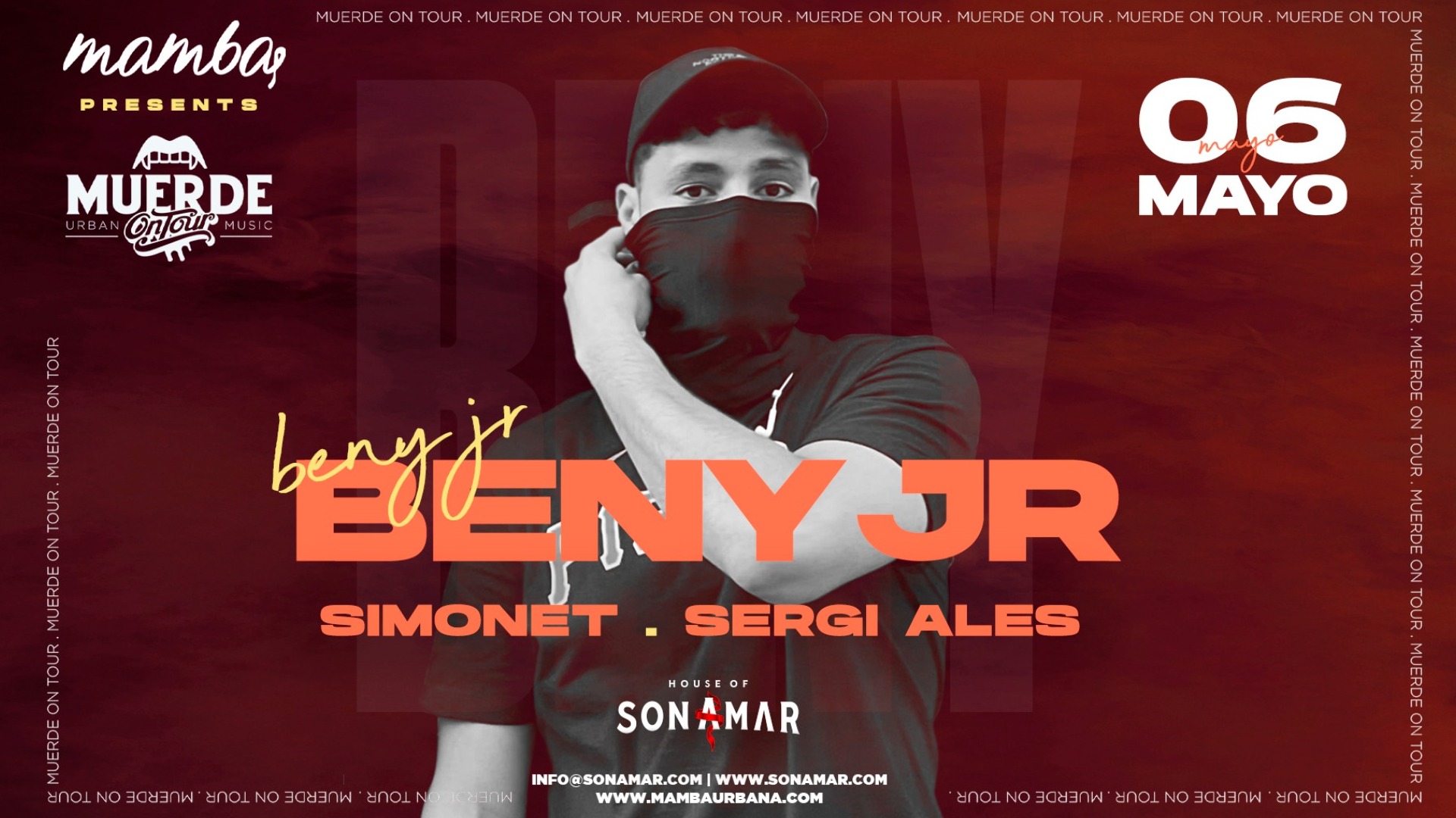 Mamba at Son Amar presents. Beny JR. x Muerde on tour image