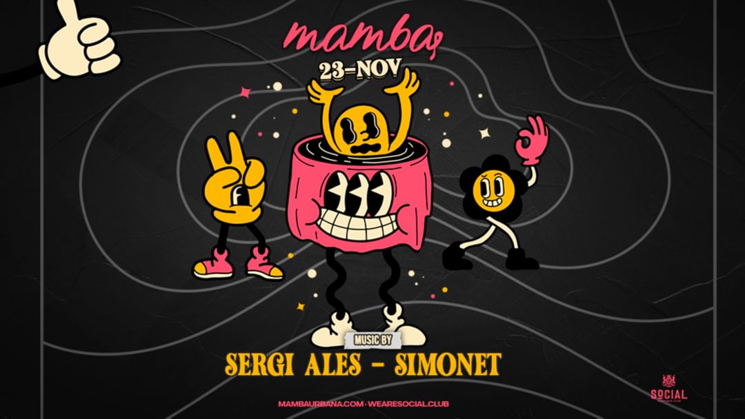 Mamba Urbana at Social Club-Eventplakat