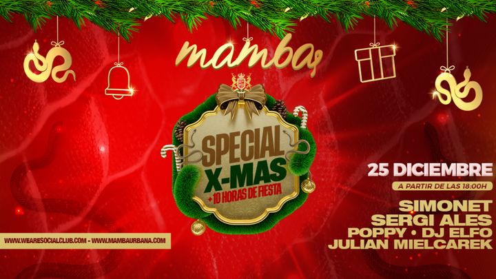 Cover for event: Mamba Urbana ''Gala de Tarde Navidad'' at Social Club