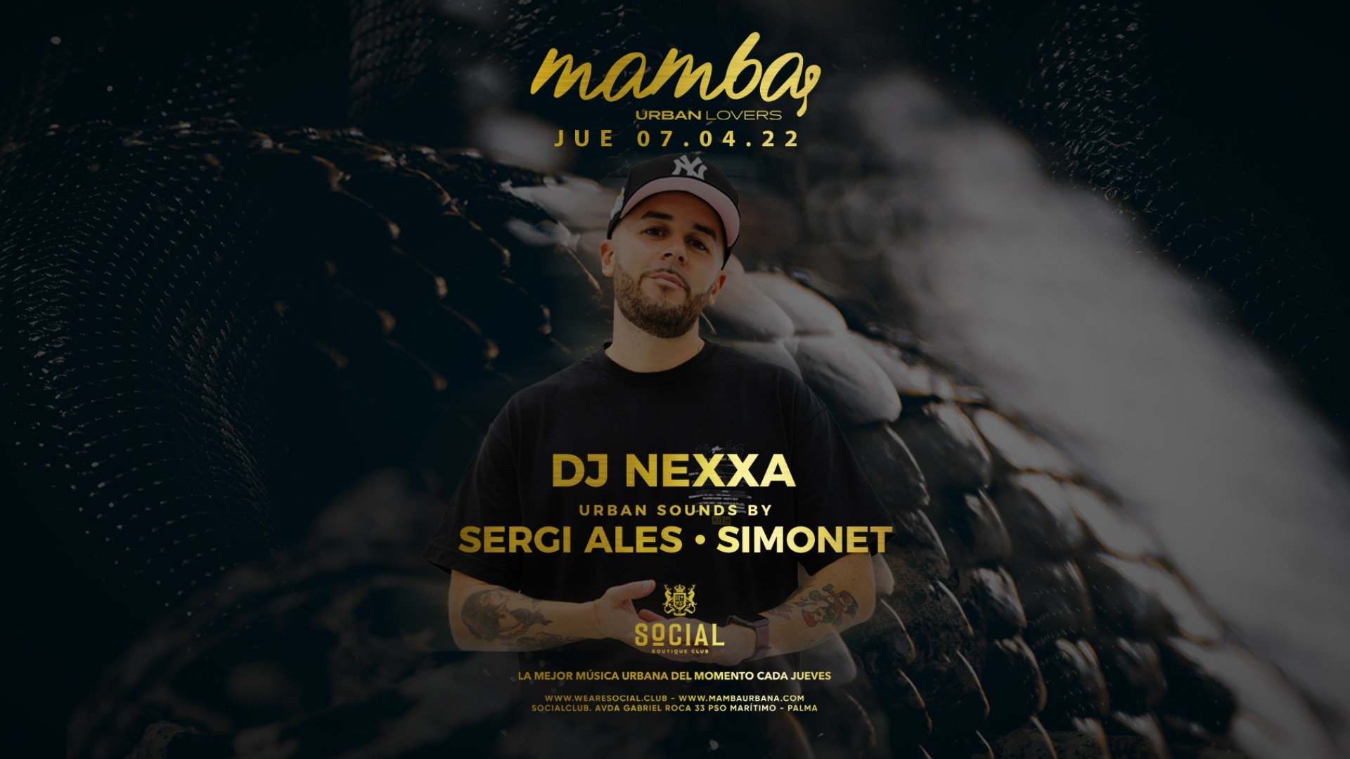 Mamba Urbana presents. Dj Nexxa at Social Club image