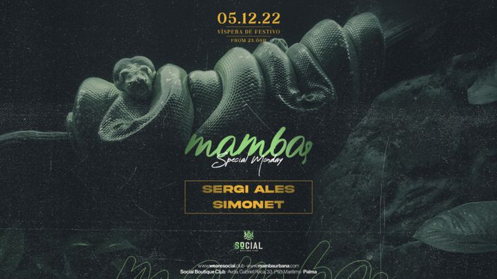 Cover for event: Mamba Urbana ''Special Monday'' at Social Club