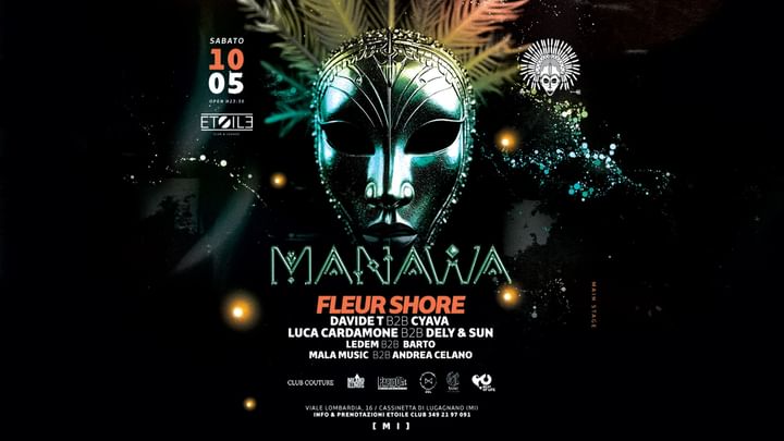 Cover for event: MANAWA Closing Party  | REUNION IX  w/FLEUR SHORE  | 10.05 @Etoile Club