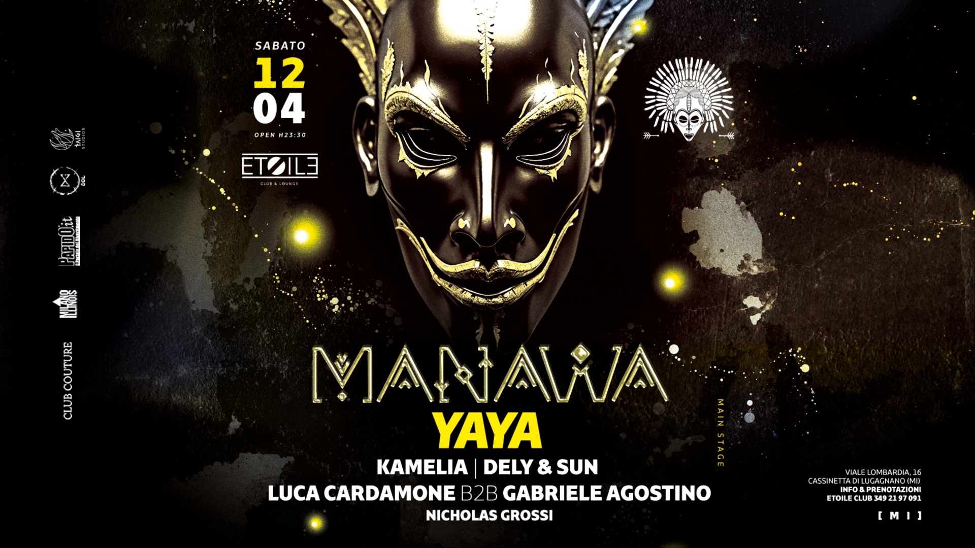MANAWA presents : REUNION VIII  w/ YAYA | 12.04 @Etoile Club