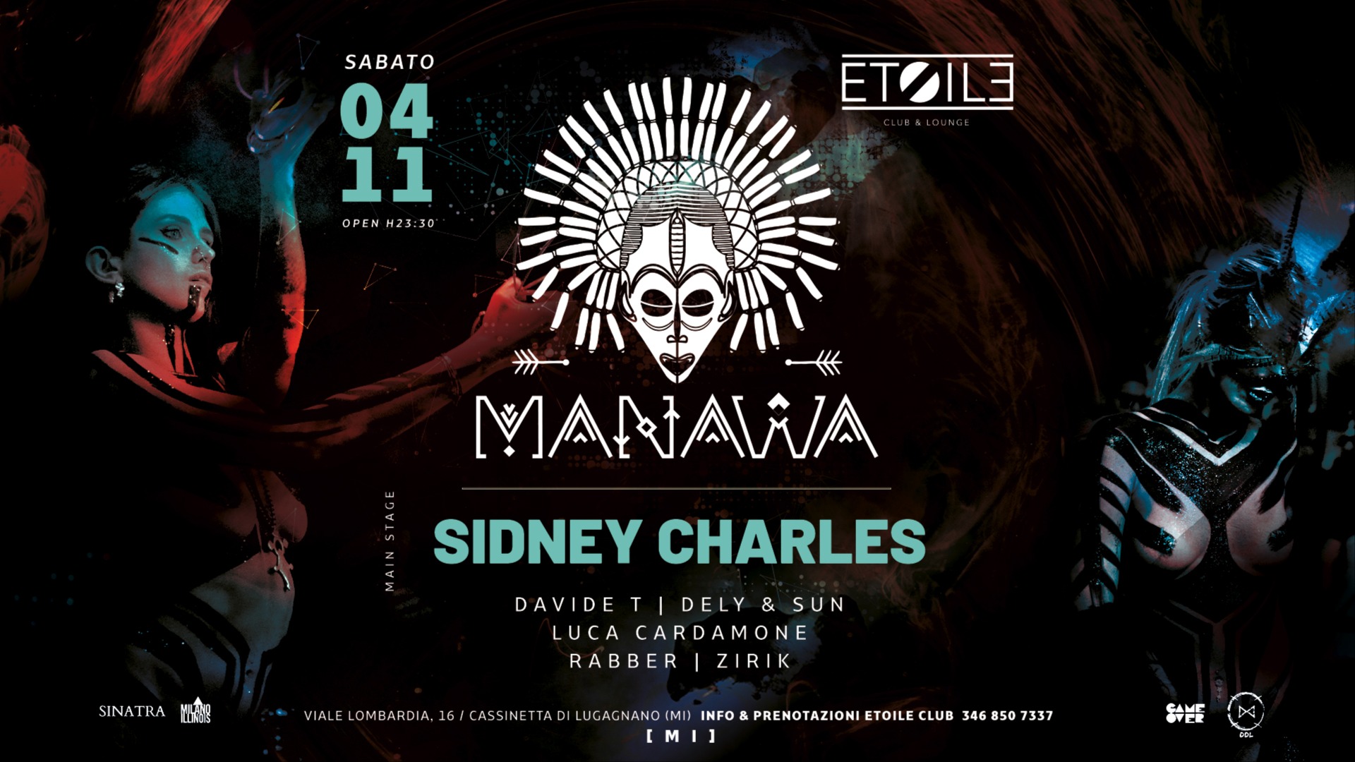 Manawa presents Sidney Charles - 4/11 @Etoile Club